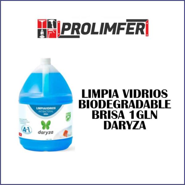 Limpia vidrios biodegradable brisa 1gln - DARYZA