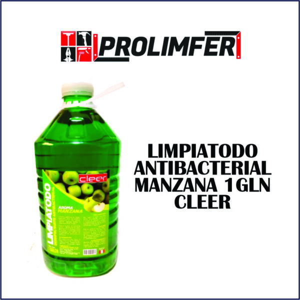 Limpiatodo antibacterial manzana 1gln - CLEER