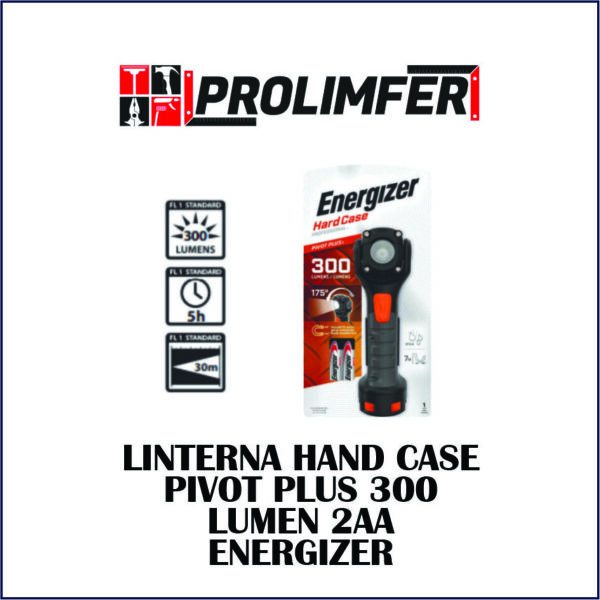 Linterna hand case pivot plus 300 lumens 2A - ENERGIZER