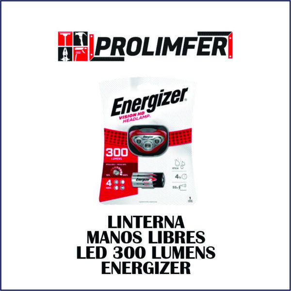 Linterna manos libres Led 300 Lumens - ENERGIZER