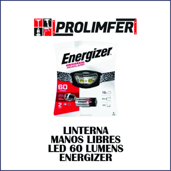 Linterna manos libres Led 60 Lumens - ENERGIZER