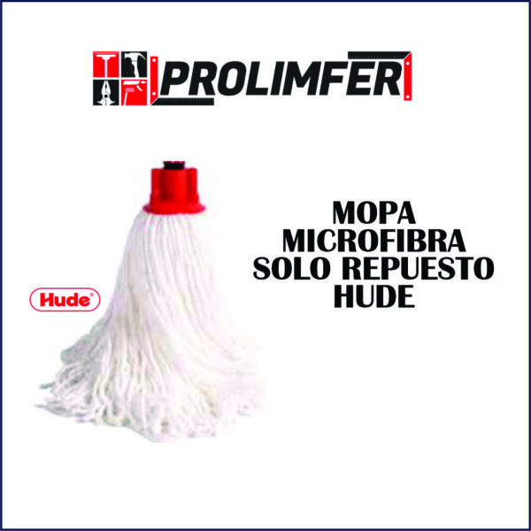 Mopa de microfibra perico solo repuesto - HUDE