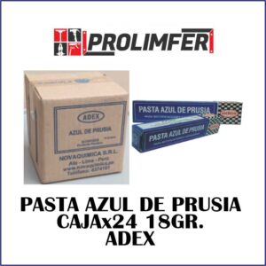 Pasta azul de prusia 18gr caja x24 - ADEX
