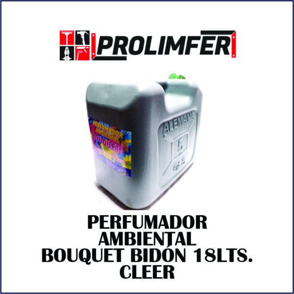 Perfumador ambiental bouquet bidón 18lts - CLEER