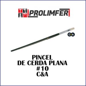 Pincel de cerda plana #10 - C&A