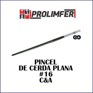 Pincel de cerda plana #16 - C&A