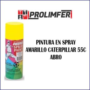 Pintura en spray amarillo caterpillar 55C - ABRO