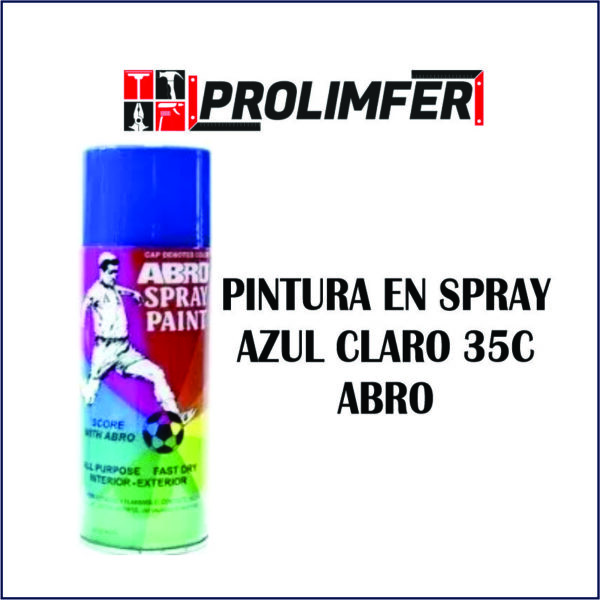 Pintura en spray azul claro 35C - ABRO