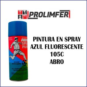 Pintura en spray azul fluorescente 105C - ABRO