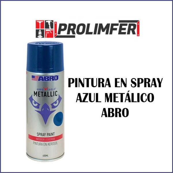 Pintura en spray azul metálico - ABRO