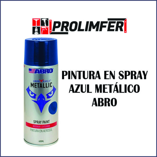 Pintura en spray azul metálico - ABRO