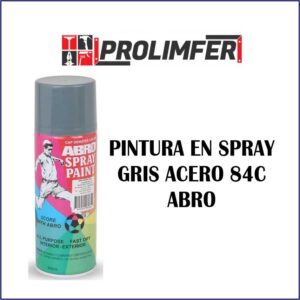 Pintura en spray gris acero 84C - ABRO