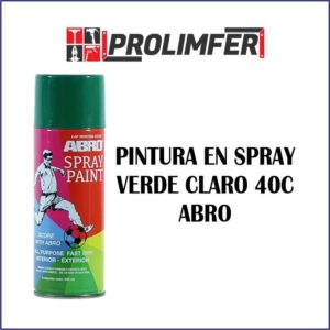 Pintura en spray verde claro 40C - ABRO