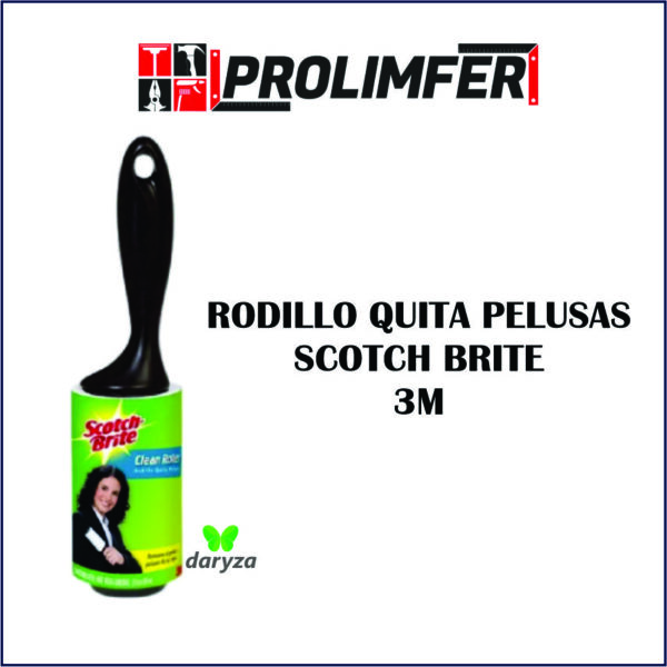 Rodillo quita pelusas Scotch Brite - 3M