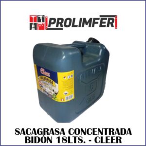 Sacagrasa concentrada bidón 18lts - CLEER