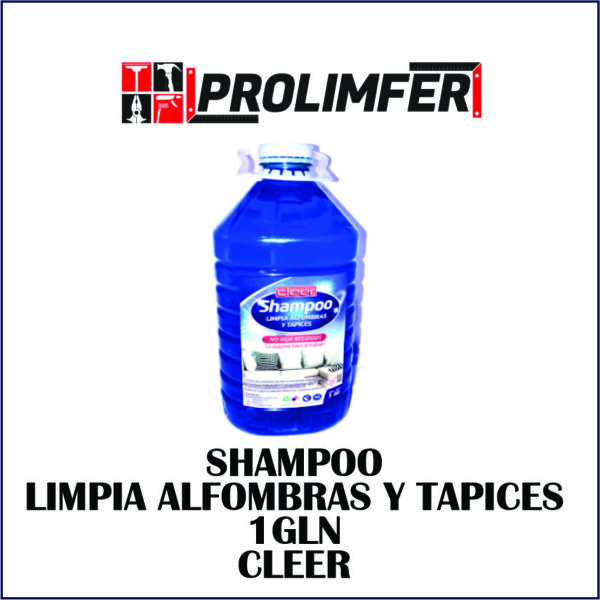 Shampoo limpia alfombras y tapices 1gln - CLEER