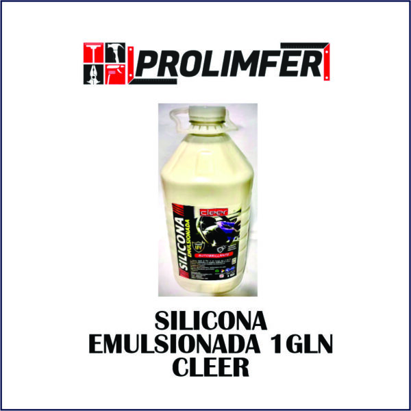 Silicona blanca emulsionada 1gln - CLEER