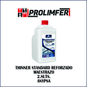 Thinner standard reforzado MAESTRAZO 2.8lts - ANYPSA