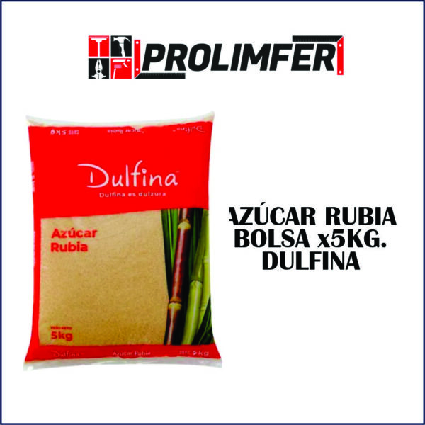 Azúcar rubia bolsa x5kg - DULFINA