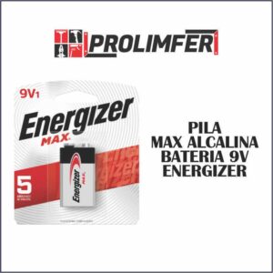 Pila max alcalina bateria 9V - ENERGIZER