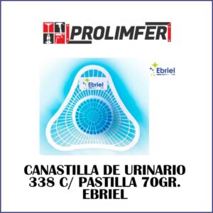 Canastilla de urinario 338 con pastilla 70gr - EBRIEL