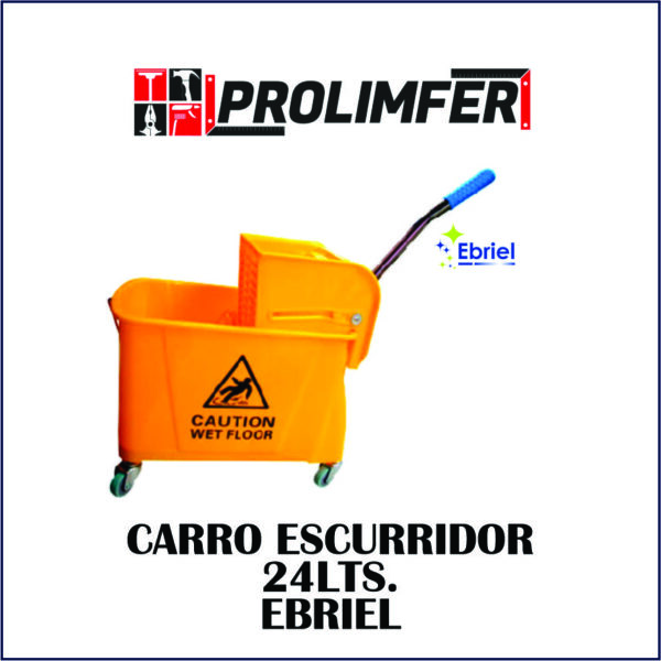 Carro balde escurridor 24lts - EBRIEL