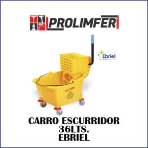 Carro balde escurridor 36lts - EBRIEL