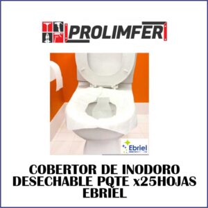 Cobertor de inodoro desechable pqte x25hjs - EBRIEL