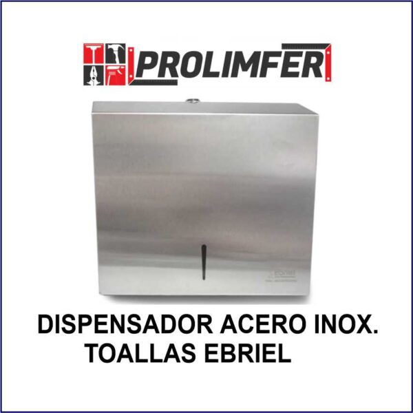 Dispensador para papel toalla acero inoxidable 231 - EBRIEL