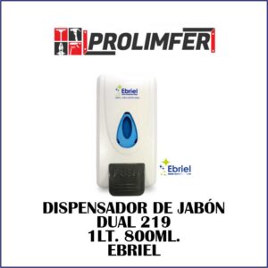 Dispensador de jabón dual 219 1lt - EBRIEL