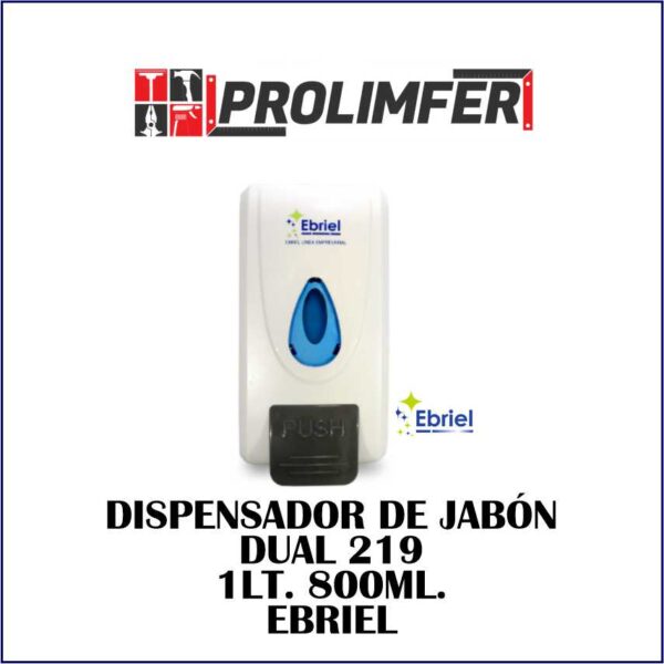 Dispensador de jabón dual 219 1lt - EBRIEL