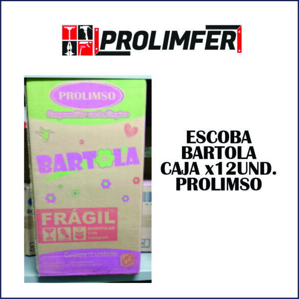 Escoba bartola caja x12und - PROLIMSO 