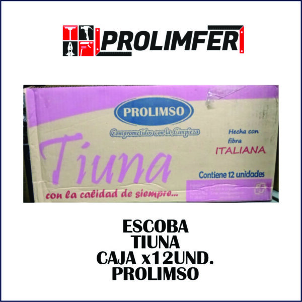 Escoba tiuna caja x12und - PROLIMSO