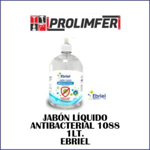 Jabón líquido antibacterial 1088 1lt - EBRIEL
