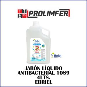 Jabón líquido antibacterial frutal 1089 4lts - EBRIEL