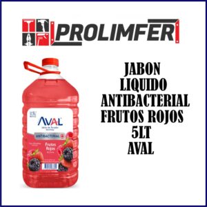 Jabón líquido antibacterial frutos rojos 5lts - SAPOLIO
