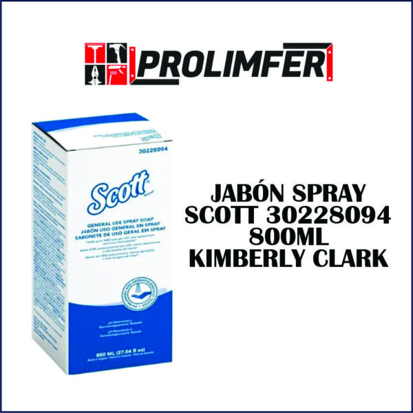 Jabón spray Scott 30228094 800ml - KIMBERLY CLARK