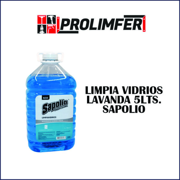 Limpiavidrios lavanda 5lts - SAPOLIO