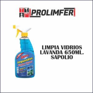 Limpiavidrios lavanda 650ml - SAPOLIO