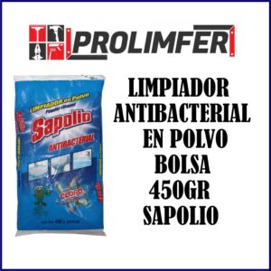 Limpiador antibacterial para baño en polvo 450gr - SAPOLIO