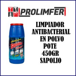 Limpiatodo antibacterial en polvo 450gr - SAPOLIO