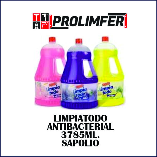 Limpiatodo antibacterial 3785ml - SAPOLIO