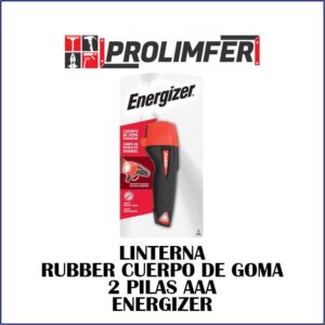 Linterna Rubber cuerpo de goma 2 pilas AAA - ENERGIZER