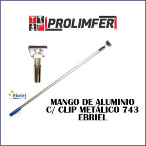 Mango de aluminio con clip metálico 743 - EBRIEL
