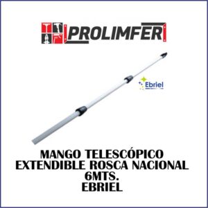 Mango telescópico extendible rosca nacional 6mts - EBRIEL