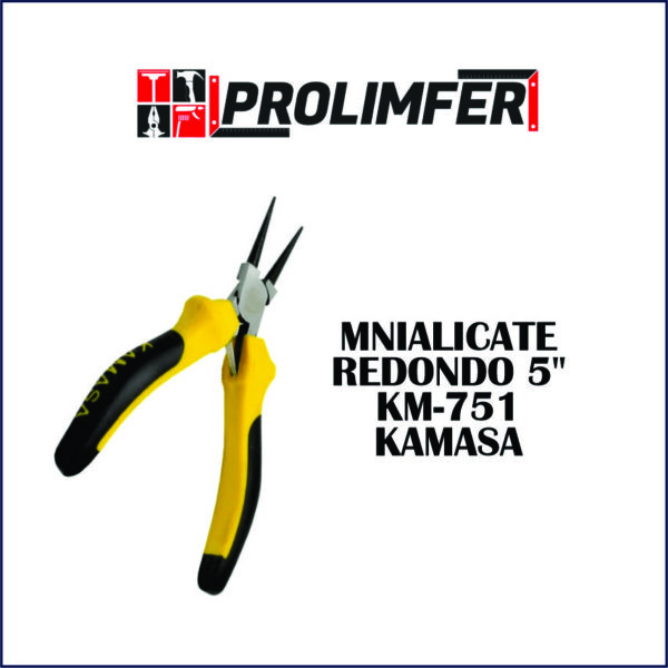 Mini alicate redondo 5" KM-751 - KAMASA