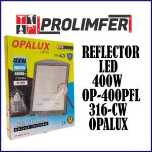 Reflector led 400w IP-66 7200k 85-300v OP-400PFL316-CW - OPALUX
