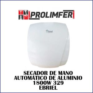 Secador de mano automático de aluminio 1800w 329 - EBRIEL
