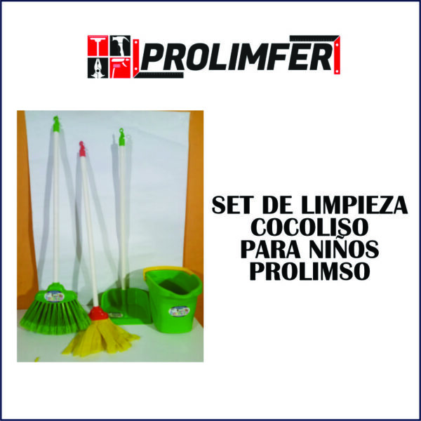 Set de limpieza cocoliso para niños - PROLIMSO