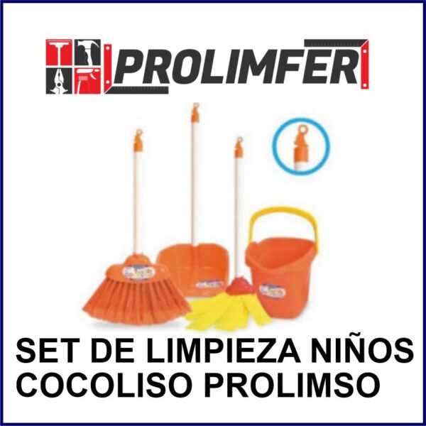 Set de limpieza cocoliso para niños - PROLIMSO